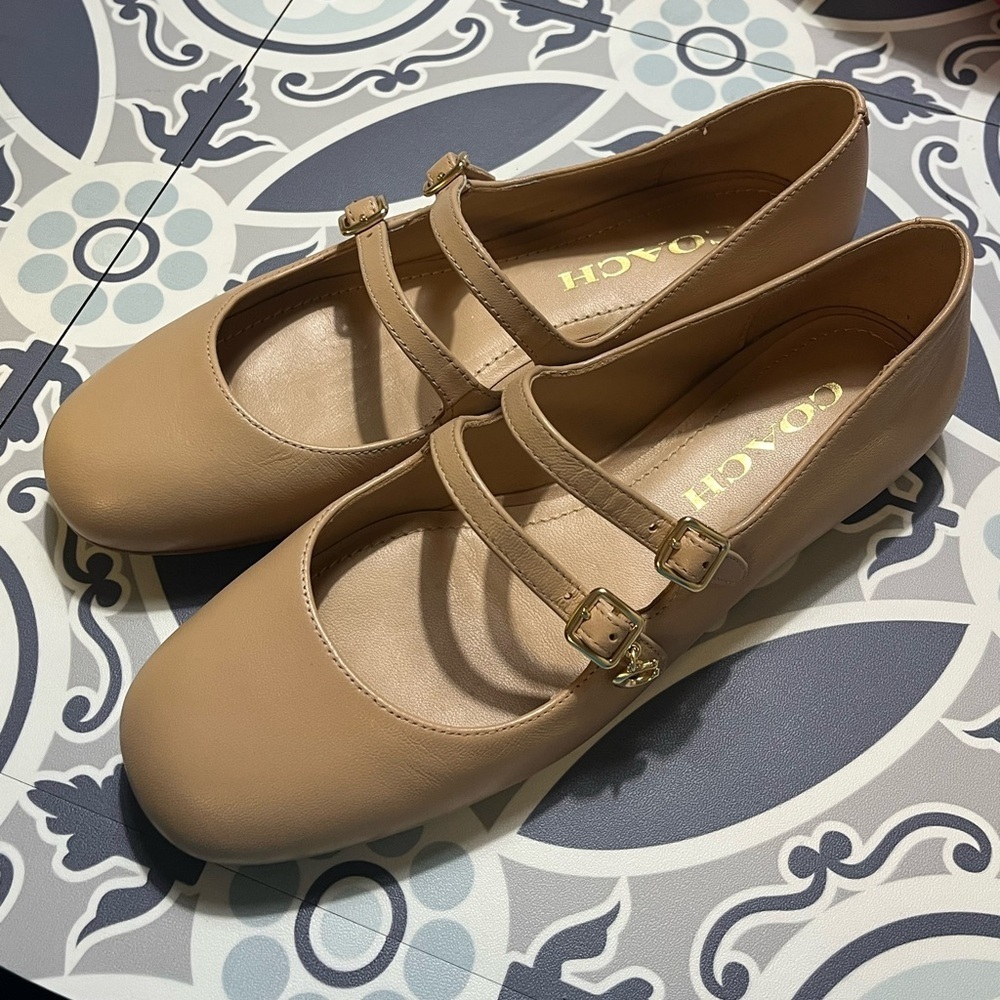Coach Women's Whitley Leather Mary Jane Flat, Size 5.5B - Picture 10 of 16